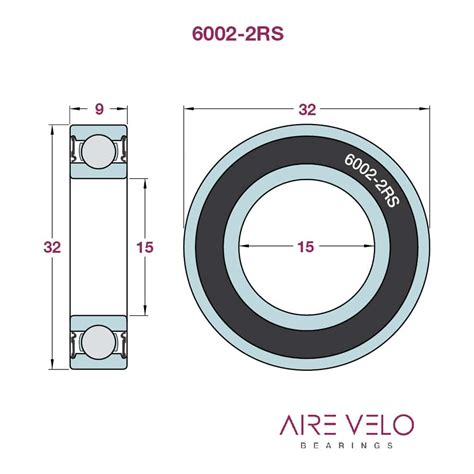 6002 2rs bearing dimensions.